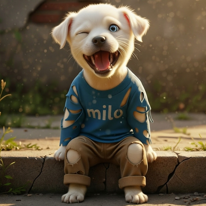 Milo The Poor Puppy