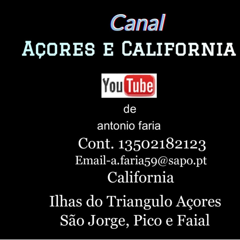  Canal Açores e California 