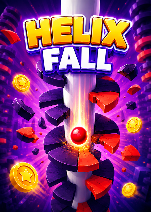 Helix Fall - Spiral Drop Challenge — cover art