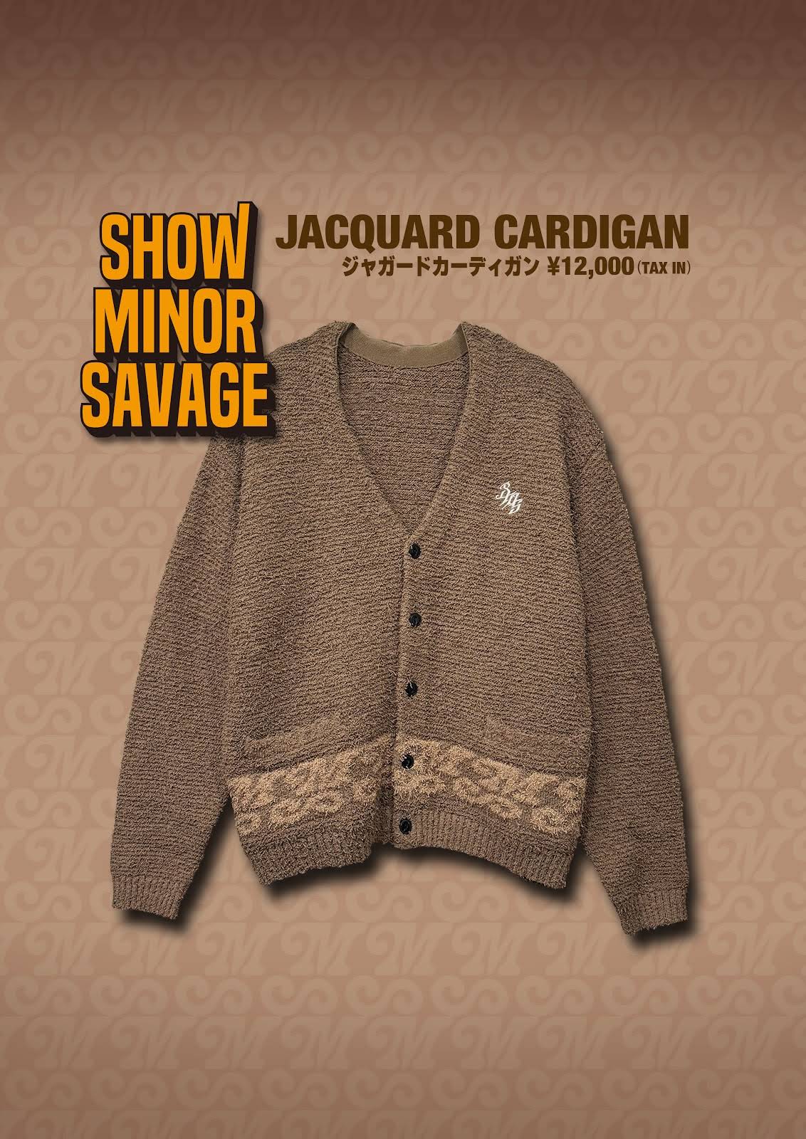 showminorsavageジャガードカーディガン ShowMinorSavage ジャガードカーディガン – BMSG