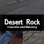 Desert Rock Concrete and Masonry logo