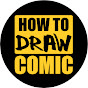 How to draw comic logo