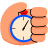 stopwatch-blue-hand-timer