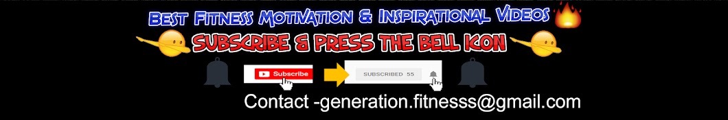 Generation Fitness Motivation YouTube channel avatar