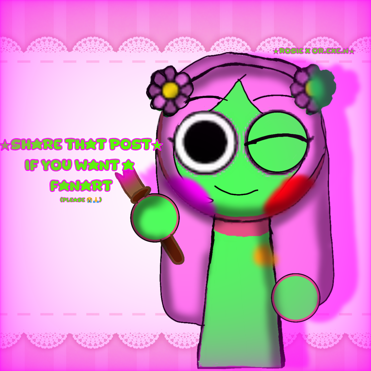 Post from [ROSA,LOVE, KIND] ★Rosie-Sprunki OC★
