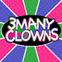 3ManyClowns logo