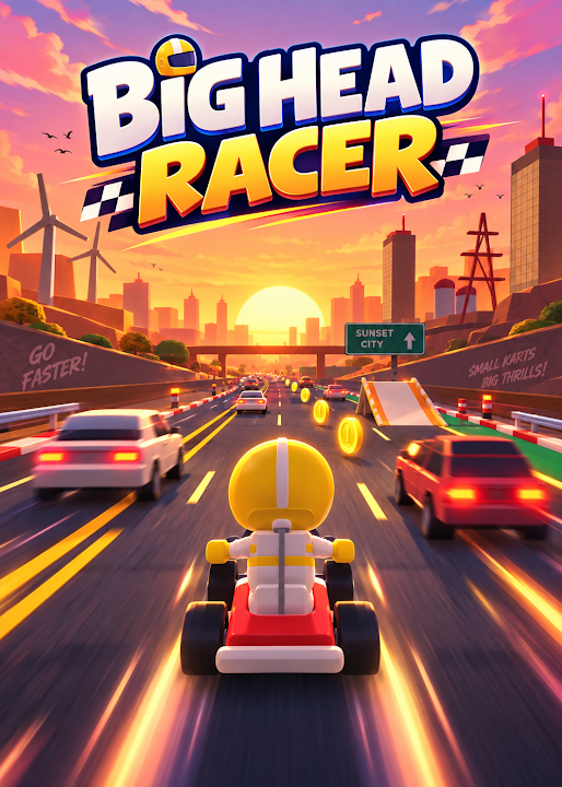 Big Head Racer — cover art