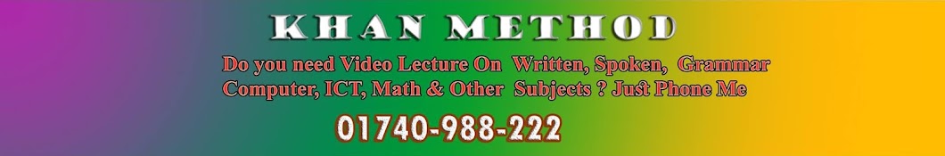 Khan Method English Video Lecture YouTube channel avatar