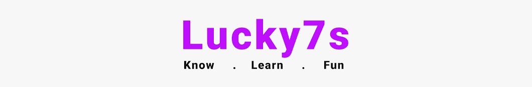 Lucky7s YouTube 频道头像