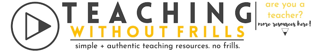 Teaching Without Frills YouTube 频道头像