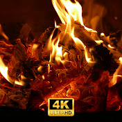 Soothing Fire & Rain 4K 🔥🌧️