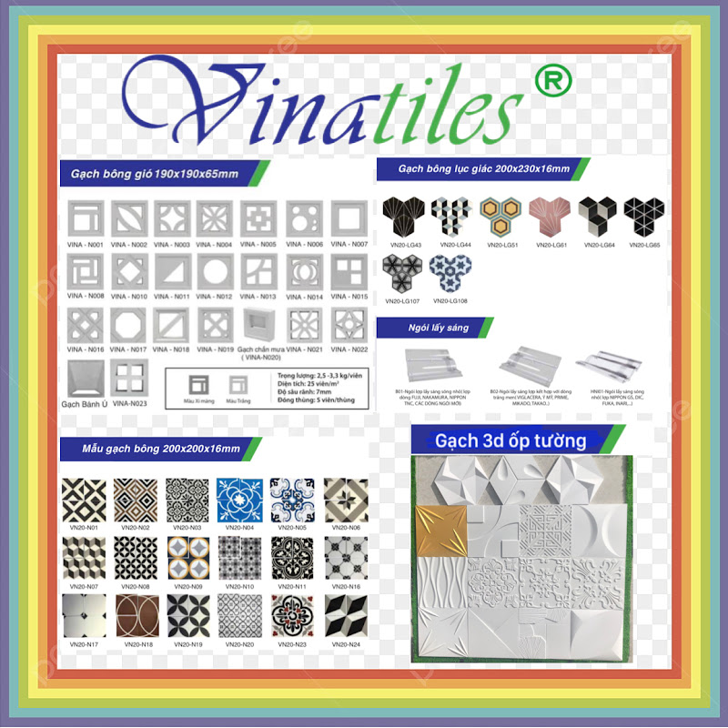Sản xuất gạch trang trí không nung Vinatiles