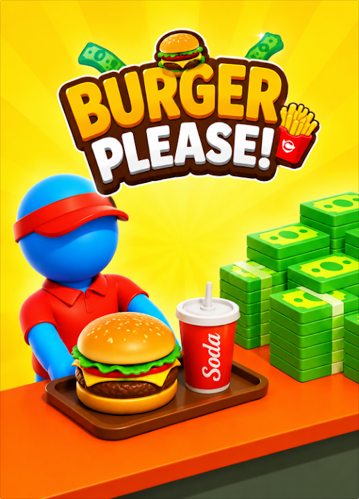 Burger Please! — cover art