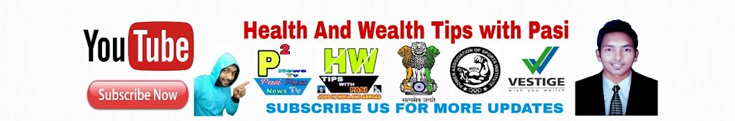 Health And Wealth Tips With Pasi Avatar canale YouTube 