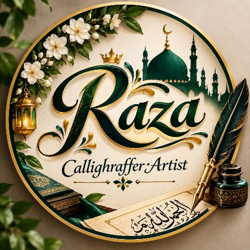 Raza callighrafer aartist 