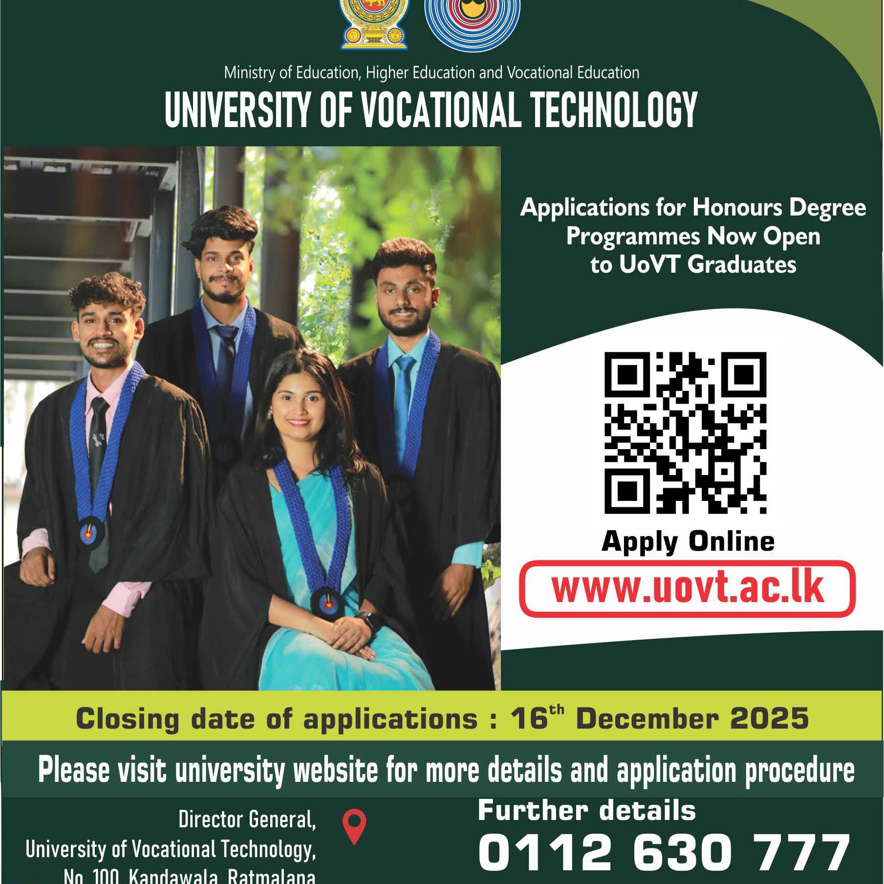 Post from University of Vocational Technology (Official)