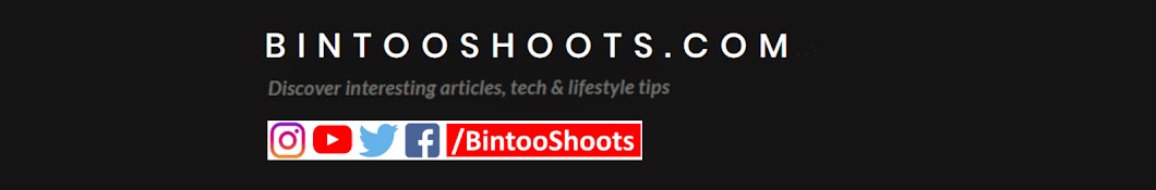 BintooShoots यूट्यूब चैनल अवतार
