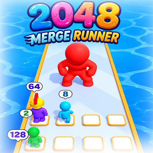 2048 Merge Runner