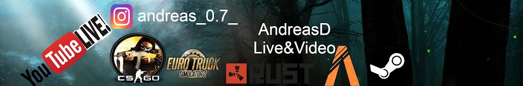AndreasD رمز قناة اليوتيوب