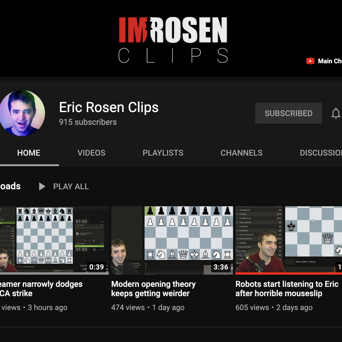 Post from Eric Rosen