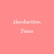 Handwritten notes