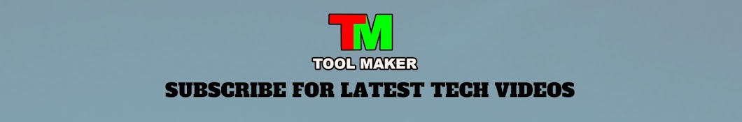 Tool Maker Avatar canale YouTube 