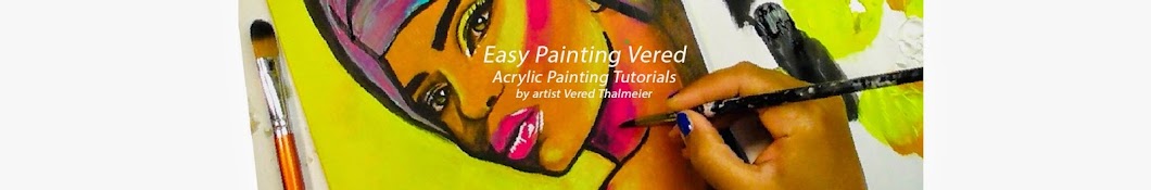 Easy Painting Vered YouTube channel avatar
