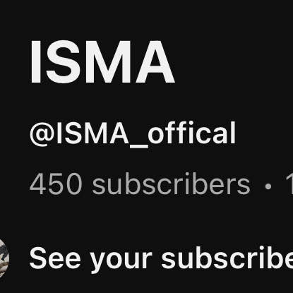 Post from ISMA