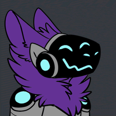 Post from generic purple protogen
