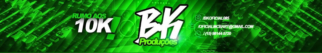 Canal BK ProduÃ§Ãµes Funk Аватар канала YouTube