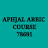  Aphjal arbic course