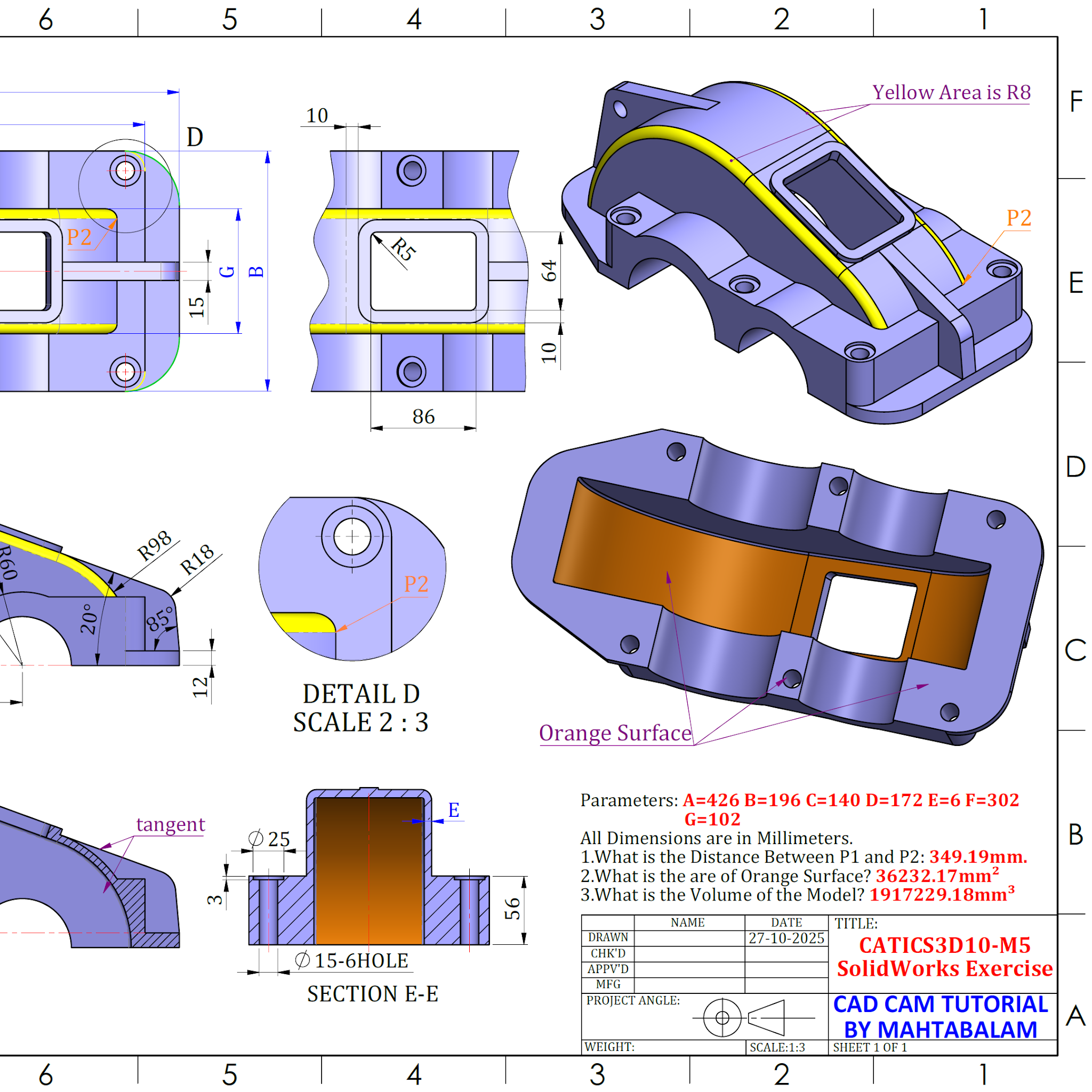 Post from CAD CAM TUTORIAL BY MAHTABALAM