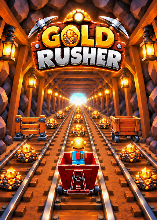 Gold Rusher 3D — cover art