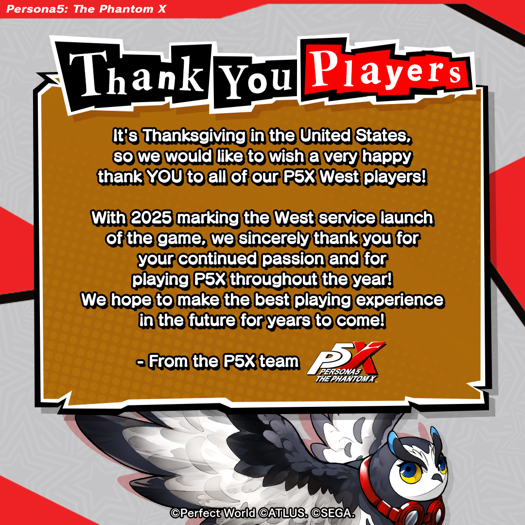 Post from Persona5: The Phantom X (Official West)