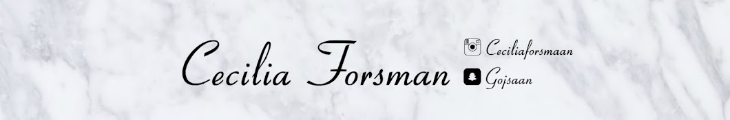 Cecilia Forsman YouTube channel avatar