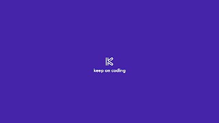 «Keep On Coding» youtube banner