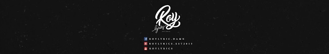ROY LYRICS Avatar de canal de YouTube