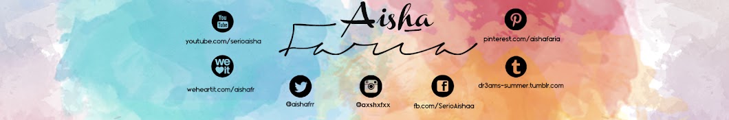 Aisha Faria Avatar canale YouTube 