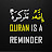 Quran is a Reminder