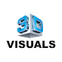 3D VISUALS logo