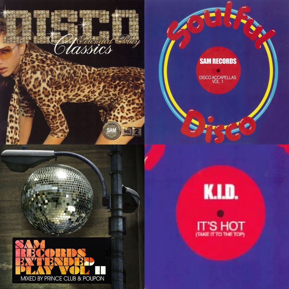 disco labels - sam records