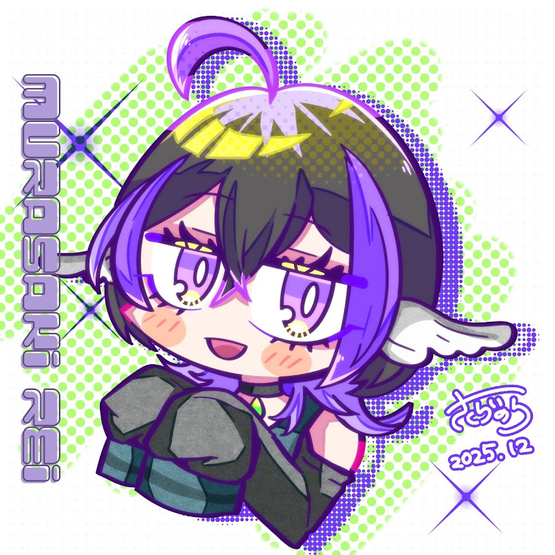 紫汽レイ　b3d　新人Vtuber