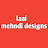 laal mehndi designs