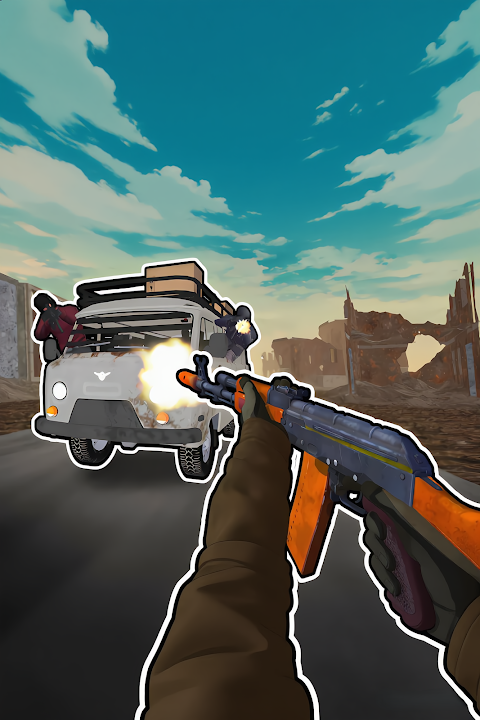 Road Chase: Shooter Realistic Guns — cover art