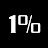 ONLY - 1%