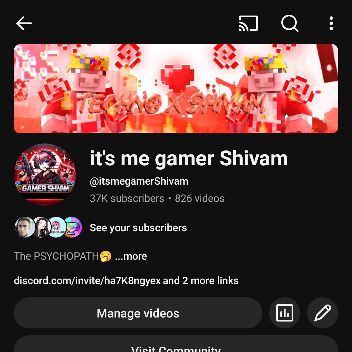 Post from it's me gamer Shivam