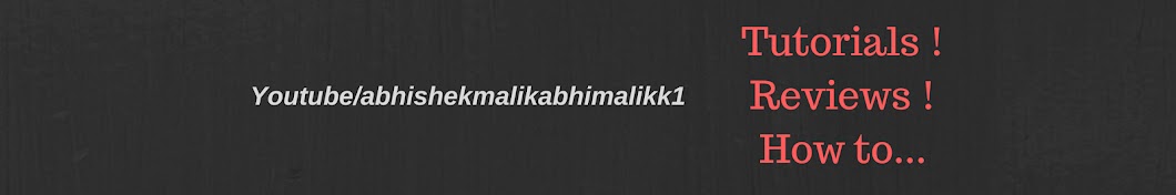 Abhishek Malik YouTube kanalı avatarı