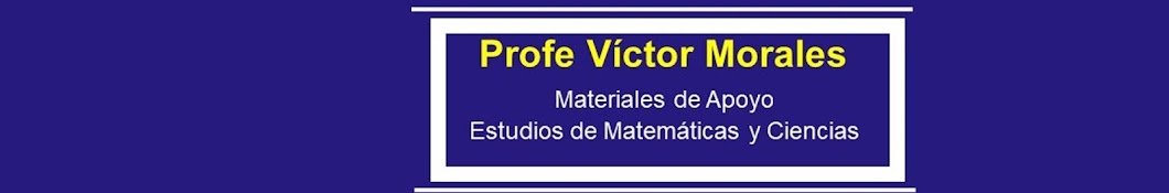 Profe VÃ­ctor Morales Avatar canale YouTube 