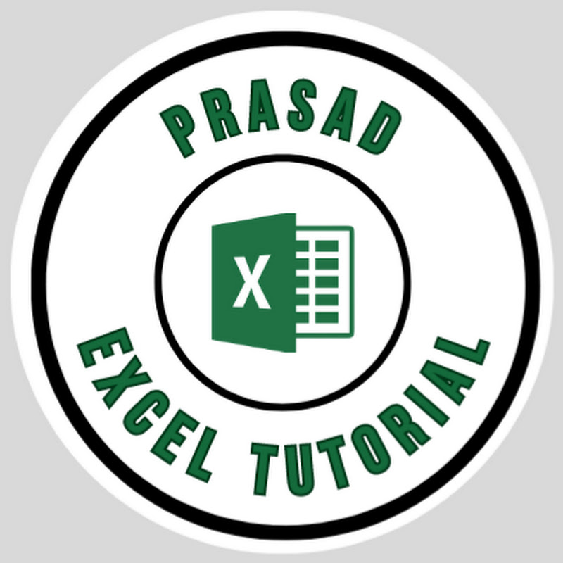 Prasad Excel Tutorial