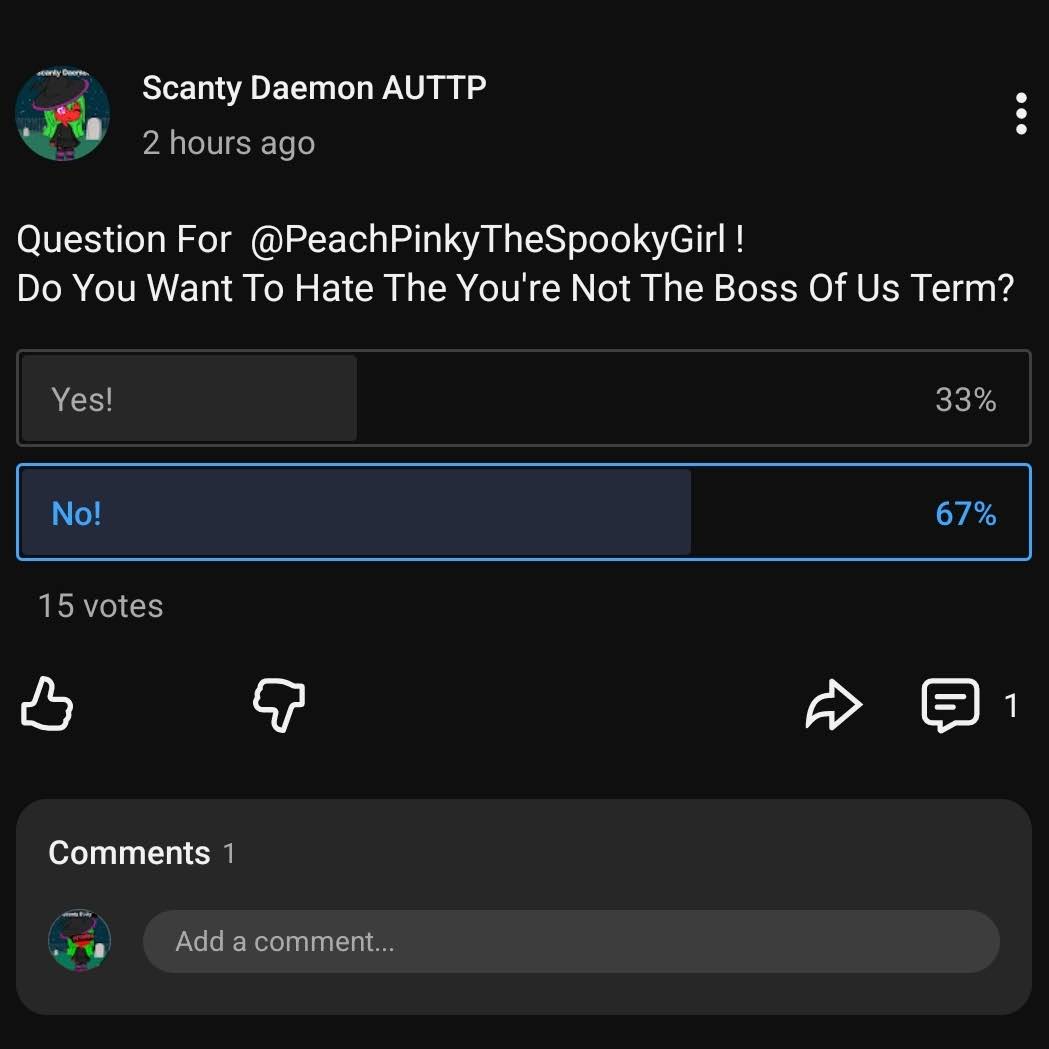 Post from The Anti-Scanty Daemon AUTTP Nation